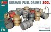 MiniArt 49002 GERMAN FUEL DRUMS 200L 1/48